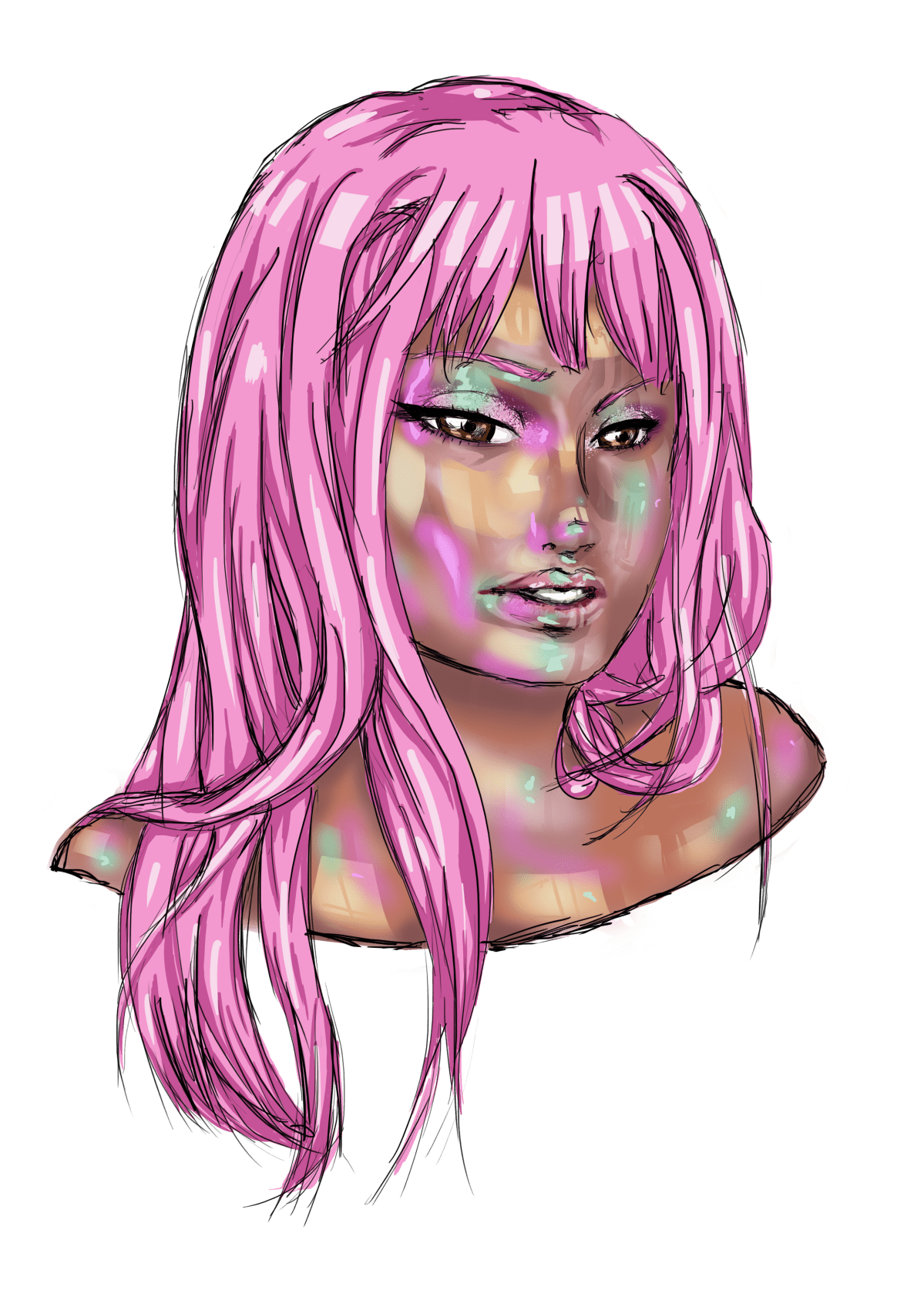 Shygirl Illustration